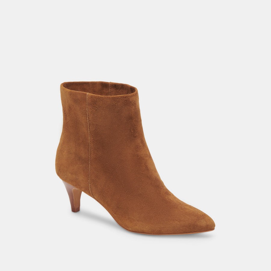 Boots & Booties DOLCE VITA | Dee Wide Booties Brown Suede