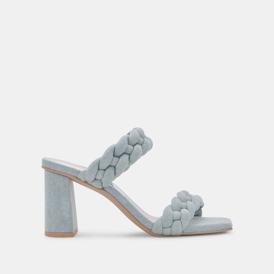 Sandals DOLCE VITA | Paily Heels Light Blue Denim