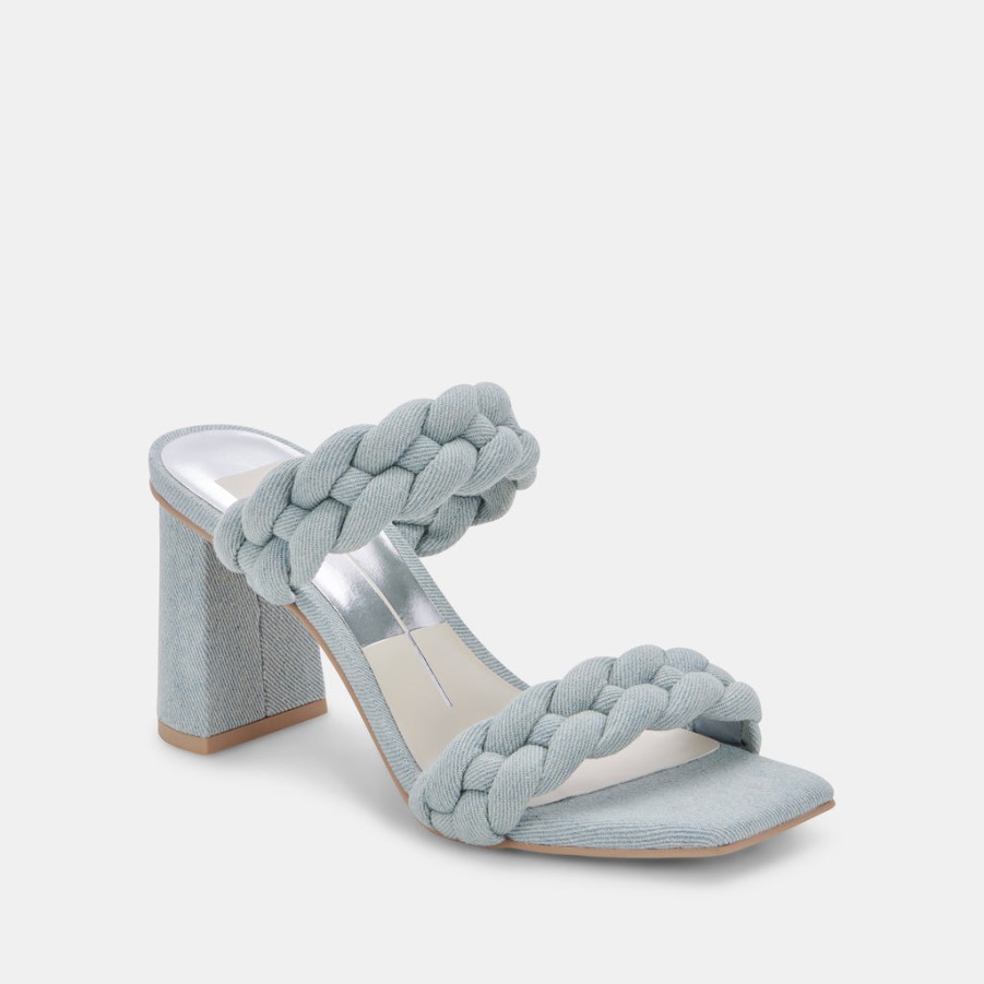 Sandals DOLCE VITA | Paily Heels Light Blue Denim