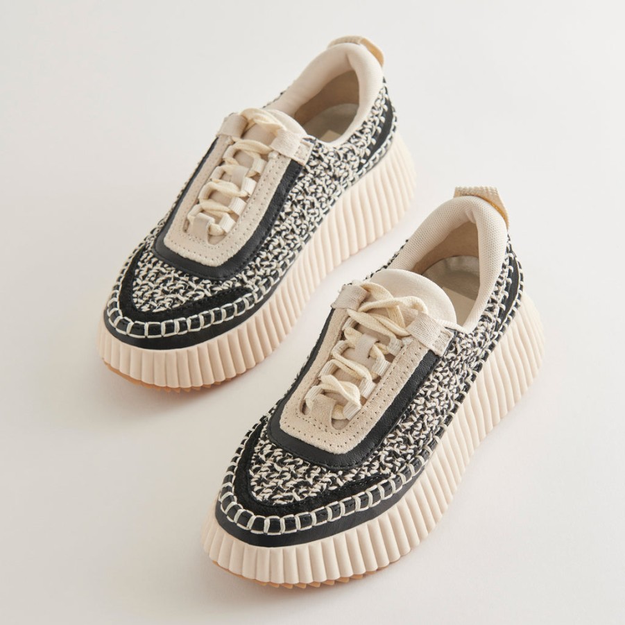 Sneakers DOLCE VITA | Dolen Sneakers White Black Woven