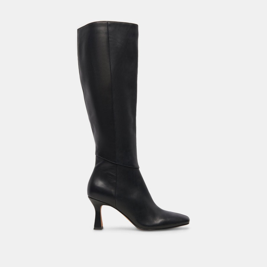 Boots & Booties DOLCE VITA | Gyra Wide Calf Boots Black Leather