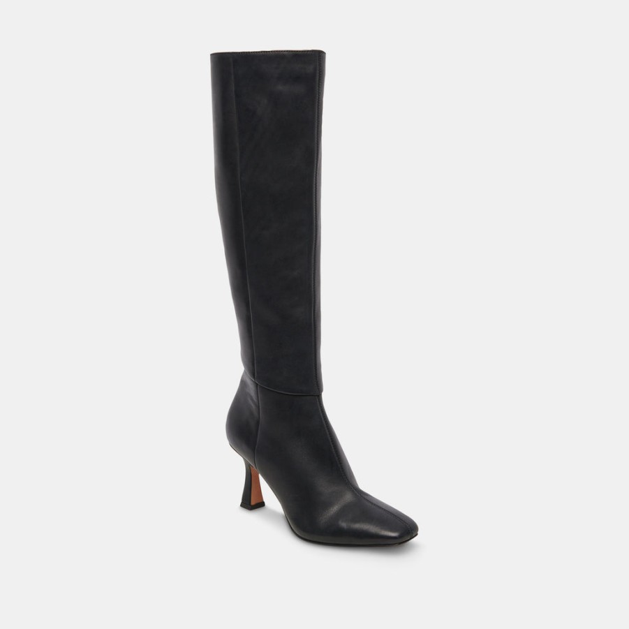 Boots & Booties DOLCE VITA | Gyra Wide Calf Boots Black Leather