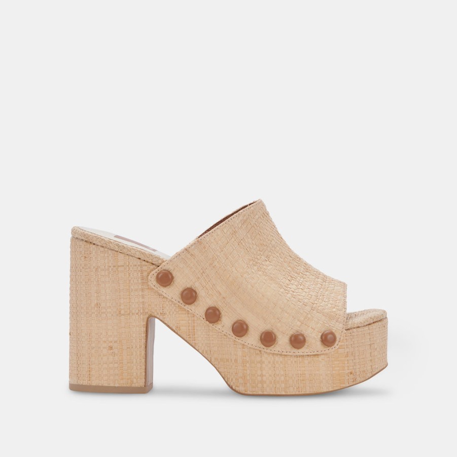 Wedges DOLCE VITA | Emol Heels Lt Natural Raffia