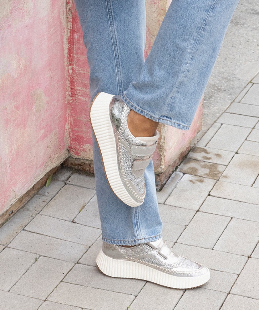 Sneakers DOLCE VITA | Demo Sneakers Silver Knit