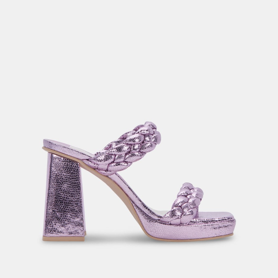 Sandals DOLCE VITA | Ashby Heels Lilac Crackled Stella