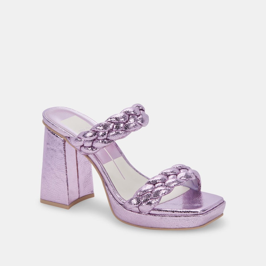 Sandals DOLCE VITA | Ashby Heels Lilac Crackled Stella