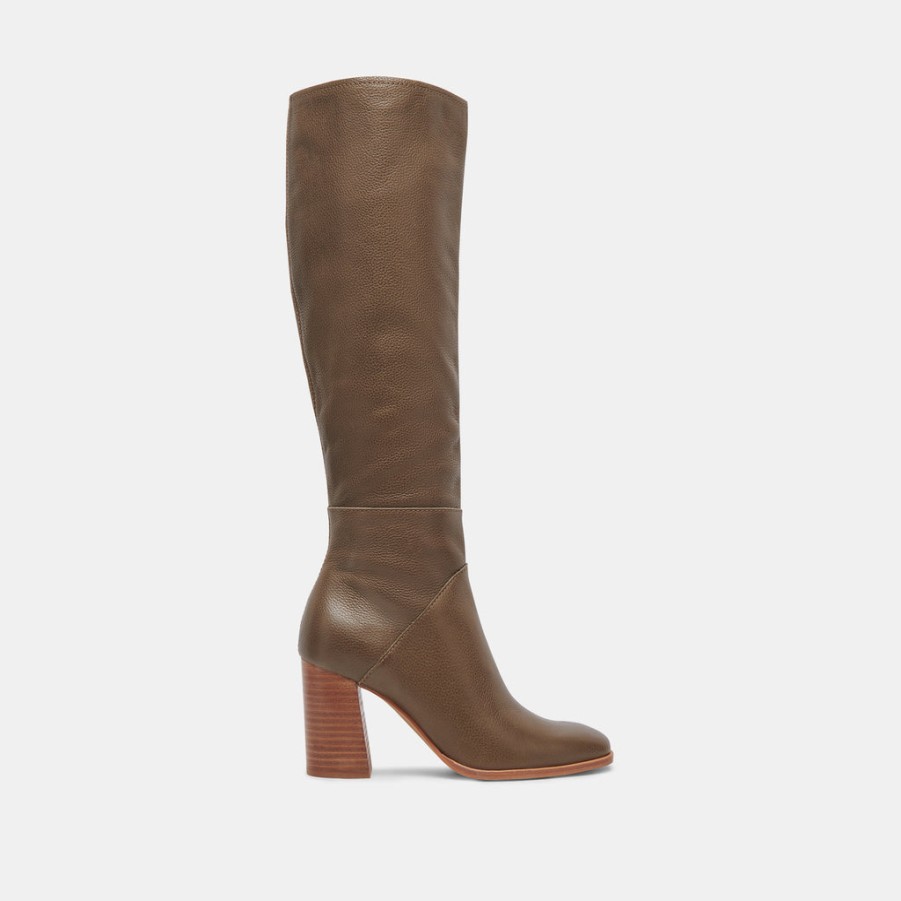 Boots & Booties DOLCE VITA | Fynn Boots Dark Olive Leather