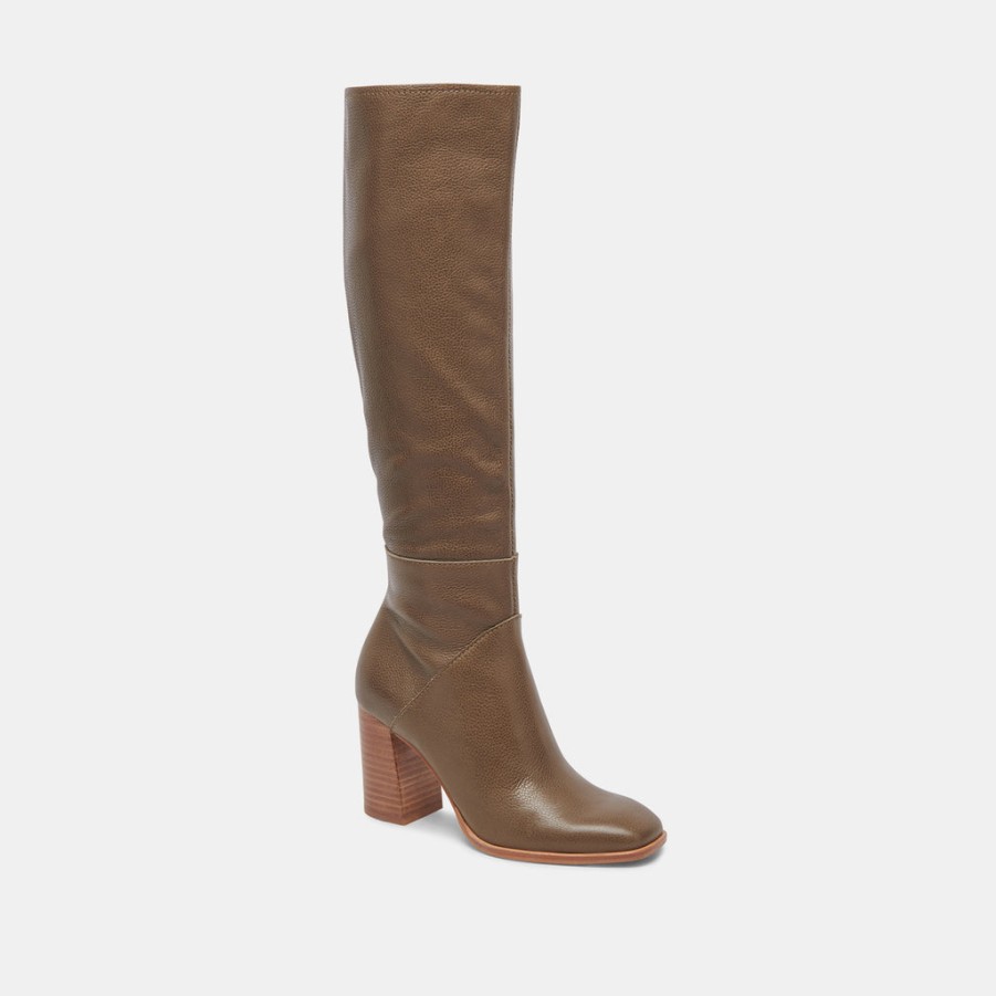 Boots & Booties DOLCE VITA | Fynn Boots Dark Olive Leather