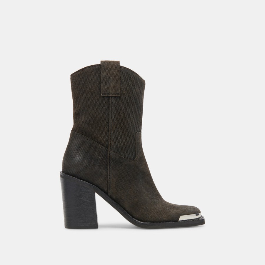 Boots & Booties DOLCE VITA | Falon Boots Espresso Distressed Leather