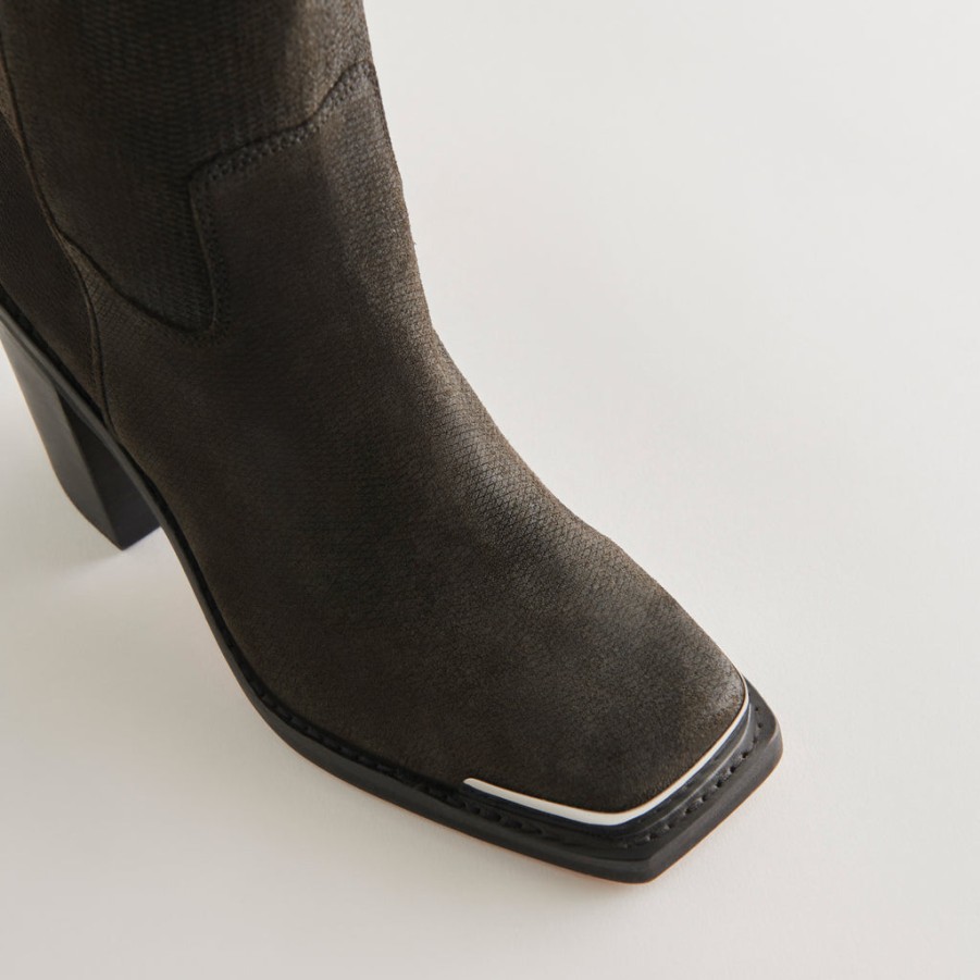 Boots & Booties DOLCE VITA | Falon Boots Espresso Distressed Leather