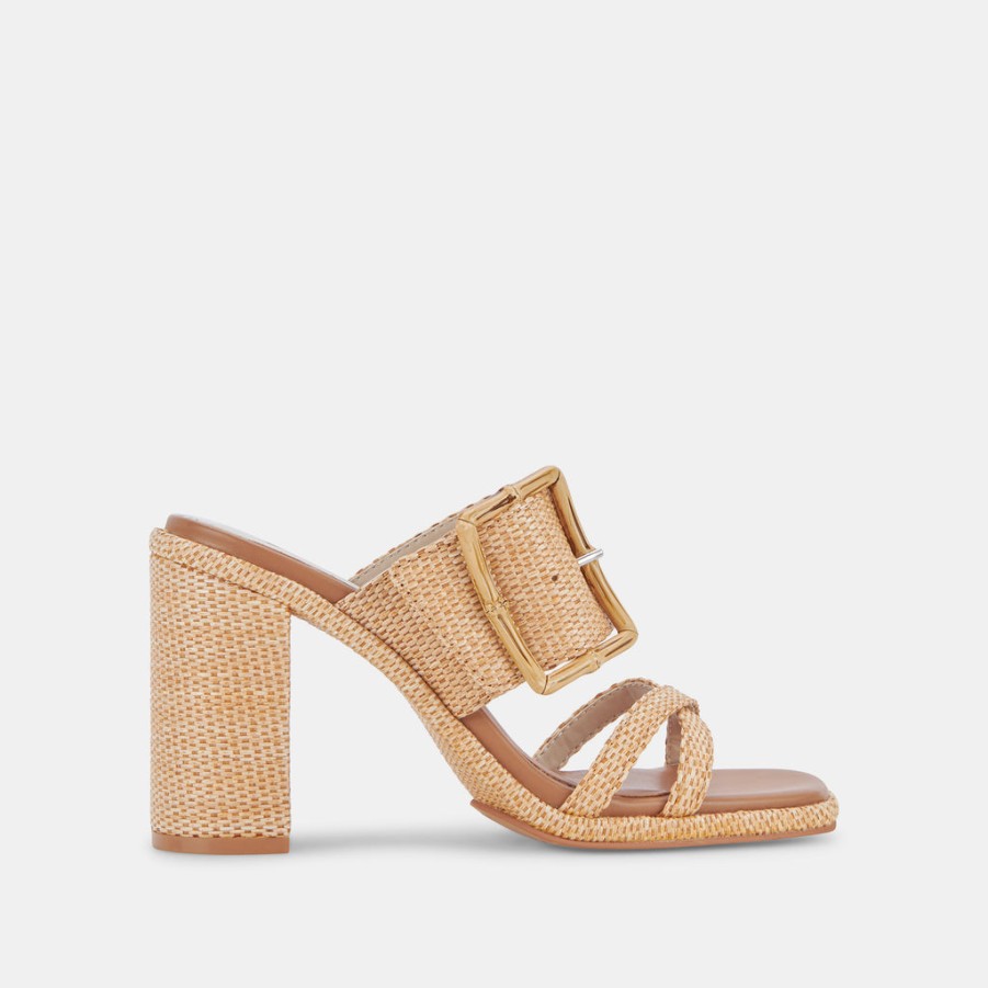 Sandals DOLCE VITA | Onnie Heels Warm Natural Raffia