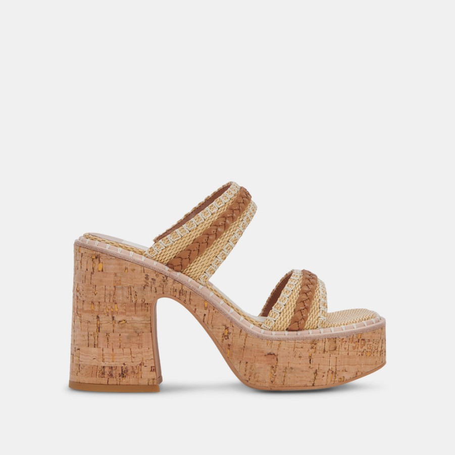 Sandals DOLCE VITA | Whim Heels Honey Raffia