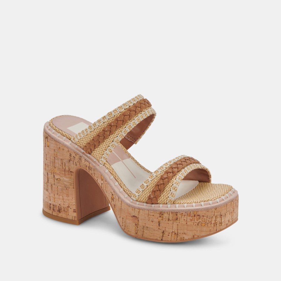 Sandals DOLCE VITA | Whim Heels Honey Raffia