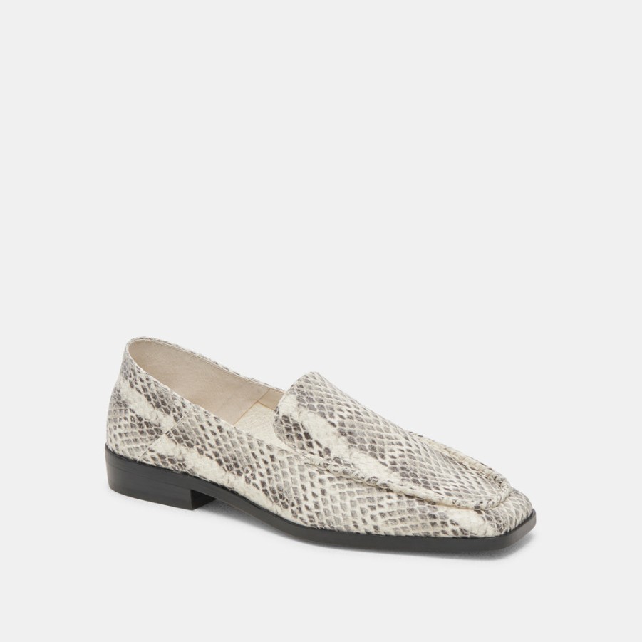 Flats & Loafers DOLCE VITA | Beny Flats Grey White Snake Embossed