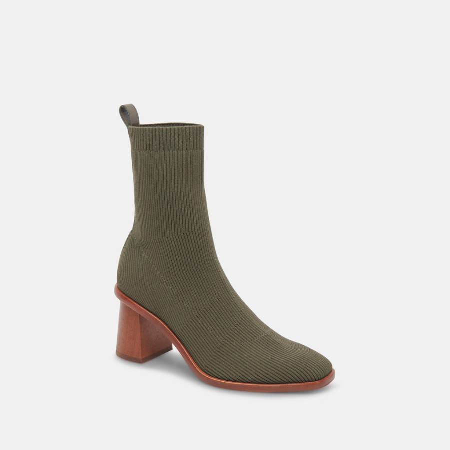 Boots & Booties DOLCE VITA | Alaya Booties Olive Knit