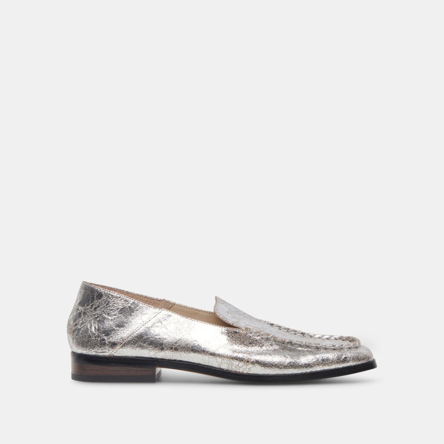 Flats & Loafers DOLCE VITA | Beny Flats Silver Distressed Leather