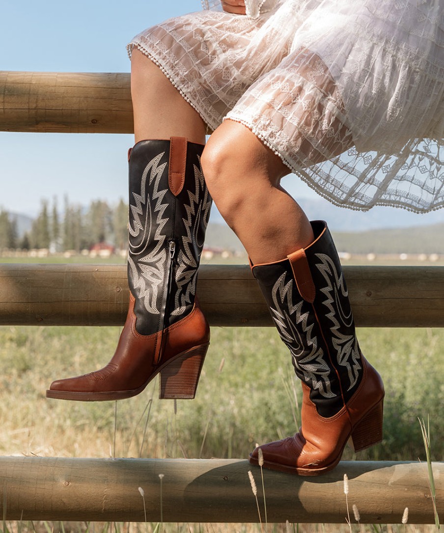 Boots & Booties DOLCE VITA | Blanch Boots Brown Black Leather