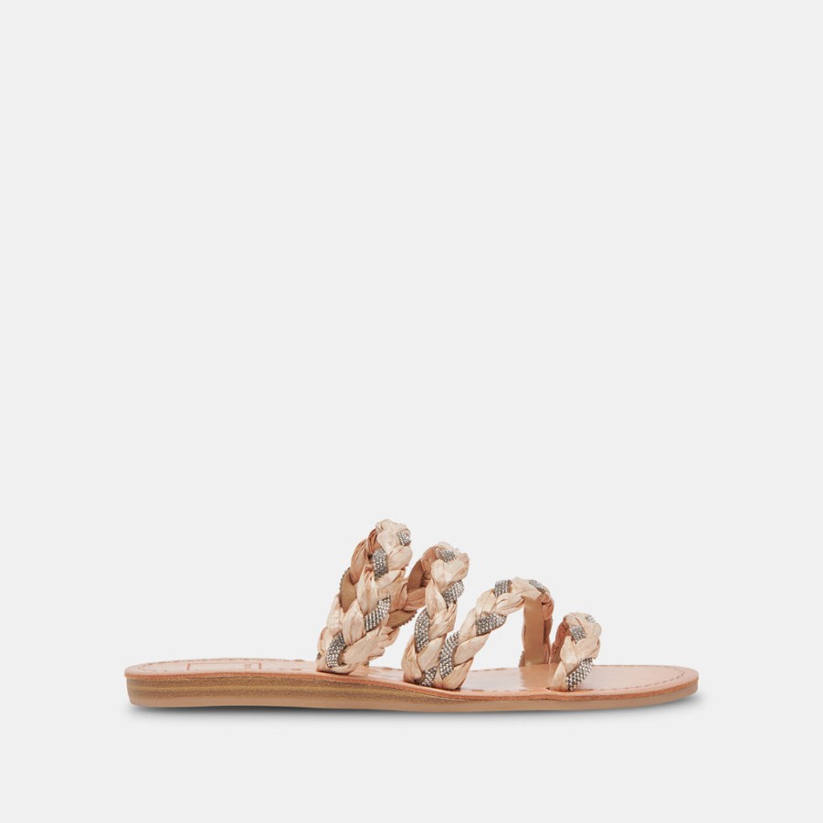 Sandals DOLCE VITA | Khloe Sandals Natural Rhinestone