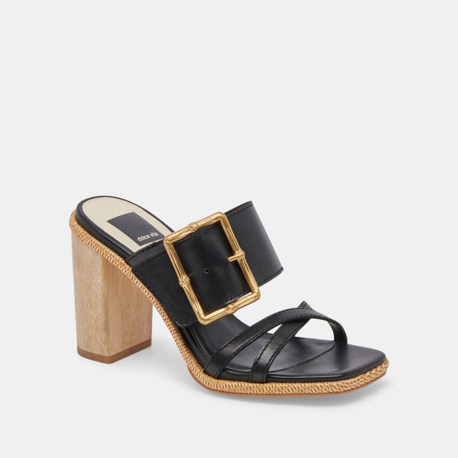 Sandals DOLCE VITA | Onnie Heels Black Leather