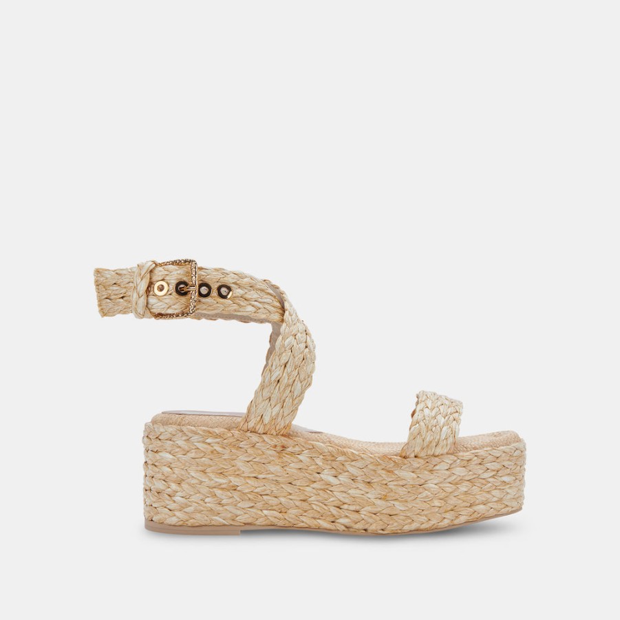 Wedges DOLCE VITA | Cannes Sandals Lt Natural Raffia