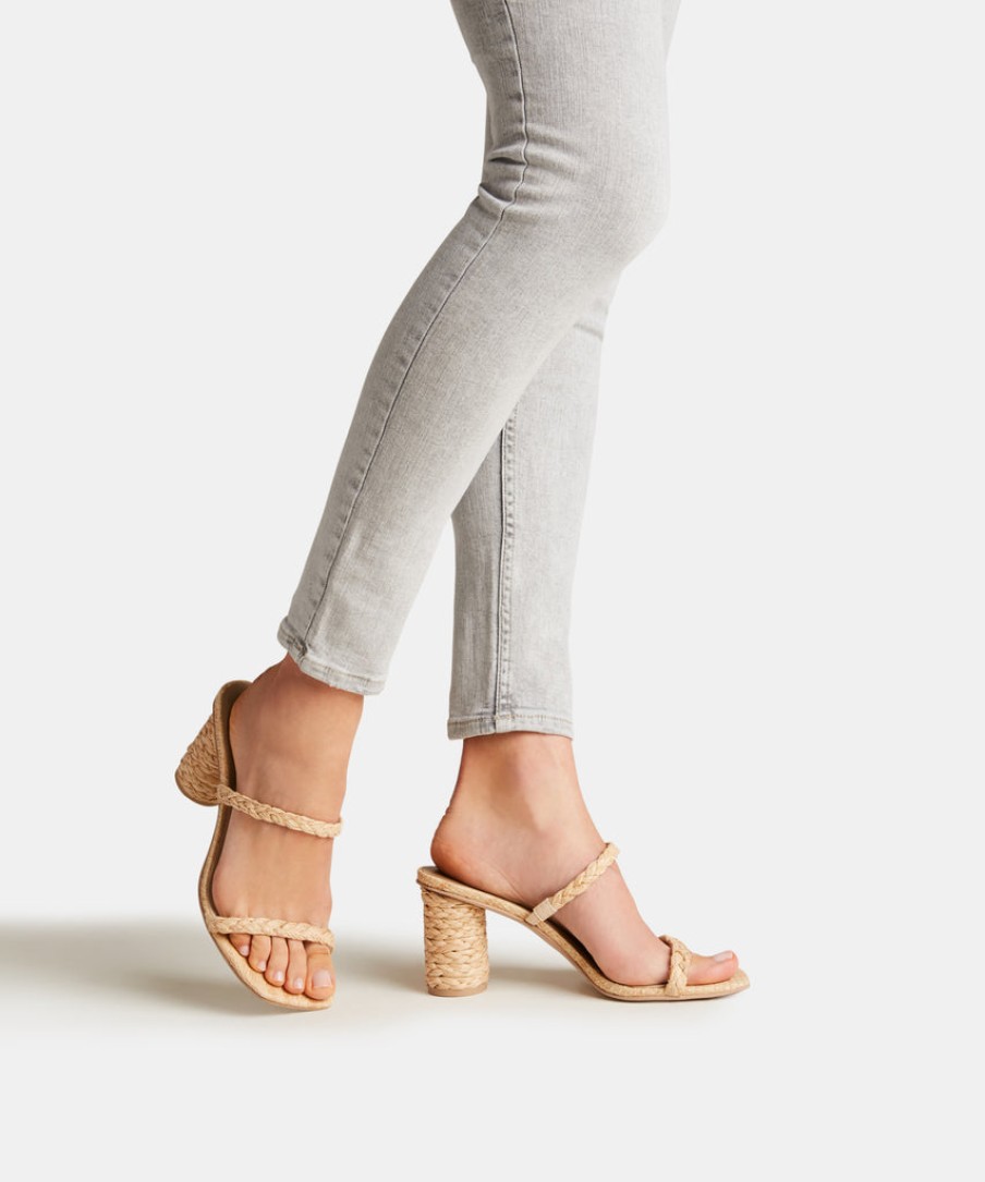 Heels DOLCE VITA | Noles Heels Lt Natural Raffia