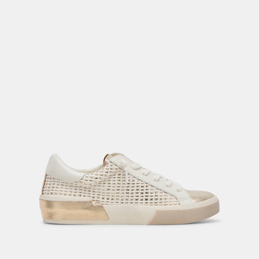 Sneakers DOLCE VITA | Zina Sneakers Bone Gold Woven