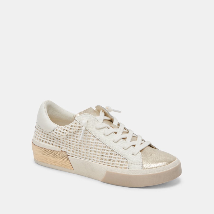 Sneakers DOLCE VITA | Zina Sneakers Bone Gold Woven