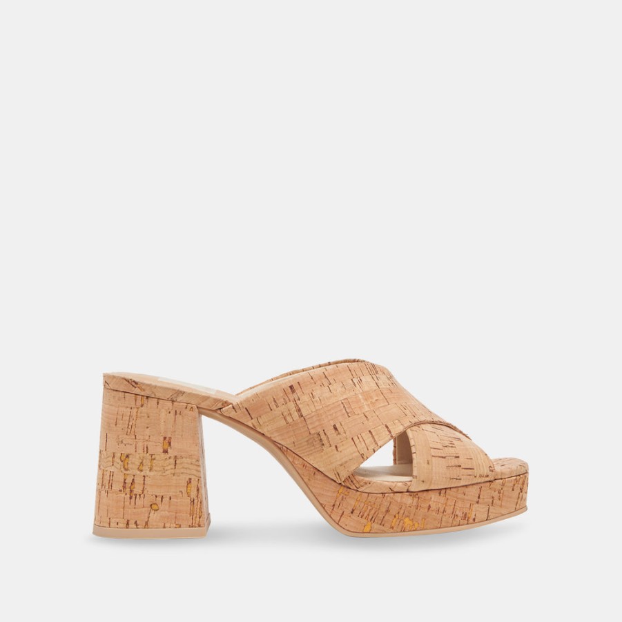 Sandals DOLCE VITA | Martin Heels Natural Cork