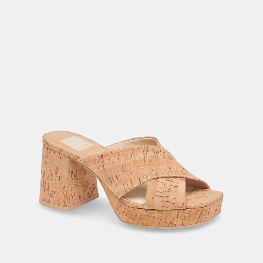 Sandals DOLCE VITA | Martin Heels Natural Cork