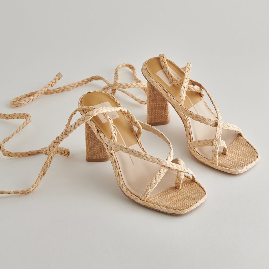 Sandals DOLCE VITA | Joelle Heels Lt Natural Raffia