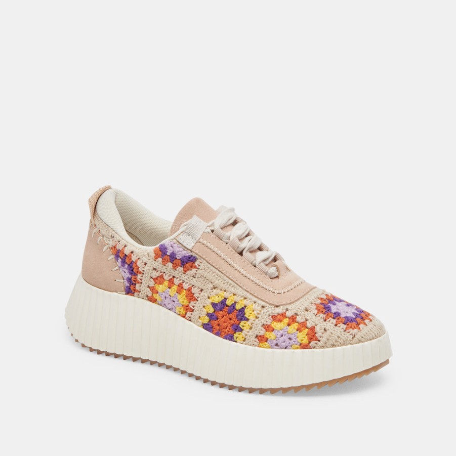 Sneakers DOLCE VITA | Dolen Crochet Sneakers Purple Floral Crochet