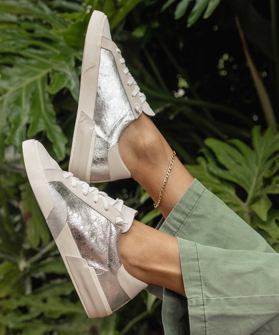 Sneakers DOLCE VITA | Zina Sneakers Chrome Distressed Leather